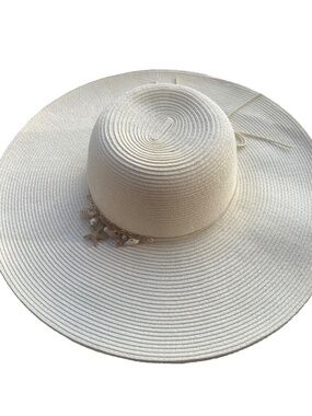 Sun & Sand 5 in. Beach Hat with Gold/Beach Accessories NEW